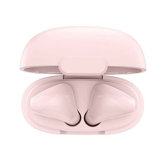 Norden Echo TWS Bluetooth Earphones – True Wireless, Bluetooth 5.0, Charging Case, 10m Range, Type-C Charging, Compatible with Android & iOS - Pink
