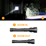 OutGear™ SuperBeam Li-Ion Rechargeable Flashlight XL