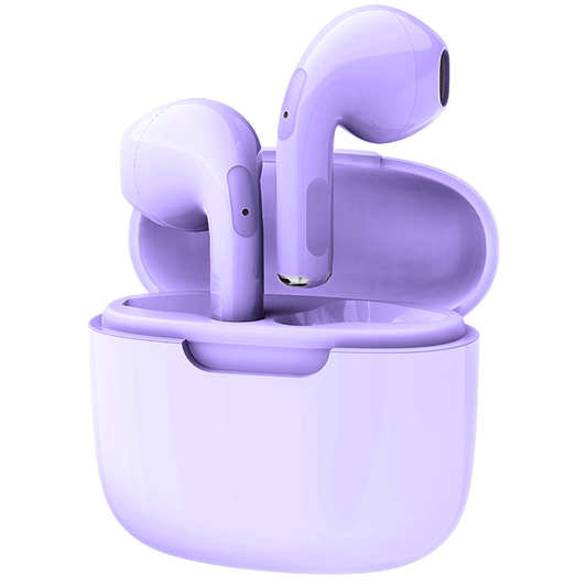 Norden Echo TWS Bluetooth Earphones – True Wireless, Bluetooth 5.0, Charging Case, 10m Range, Type-C Charging, Compatible with Android & iOS - Purple
