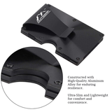 OutGear - Aluminium RFID Credit Card Holder Pop-Up Wallet - Black